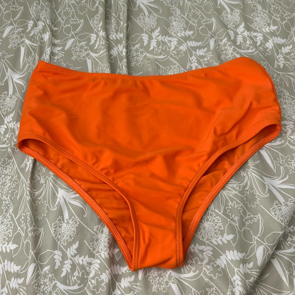 Orange bikini bottoms